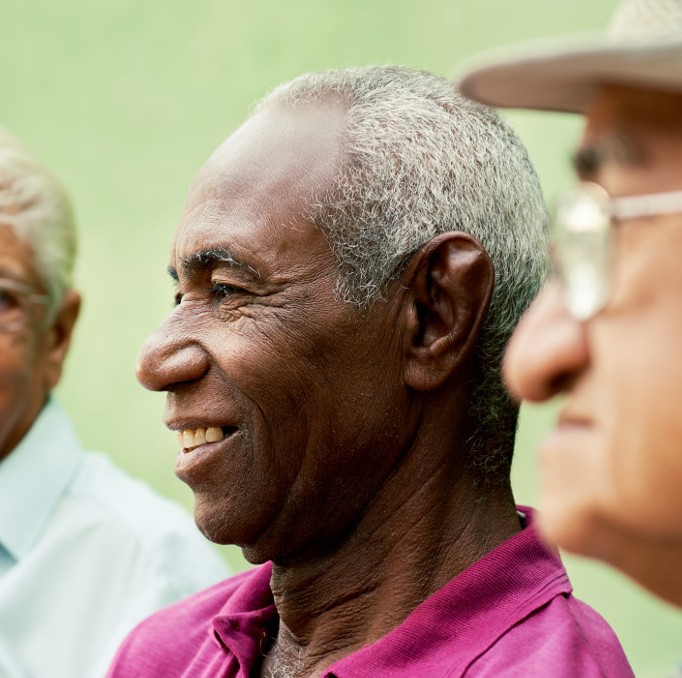 Three senior men