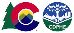 Colorado Department of Public Health & Environment logo